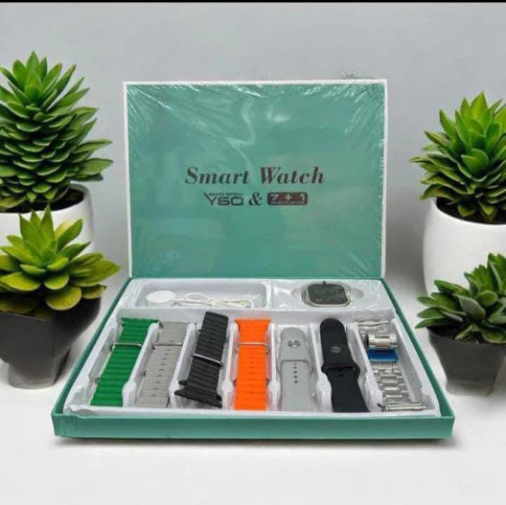 Ultra Smart Watch with & Silicone Straps