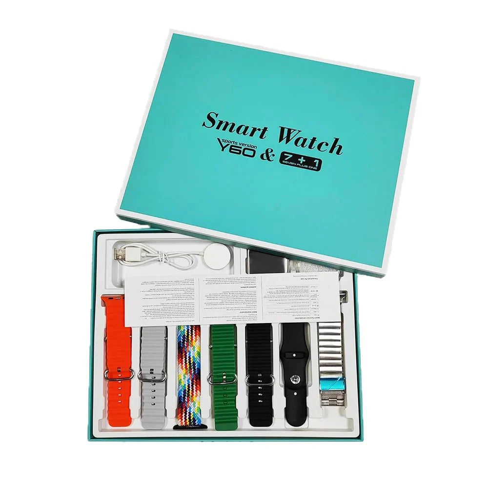 Ultra Smart Watch with & Silicone Straps